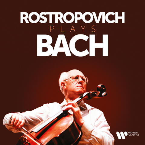 Rostropovich Plays Bach album art