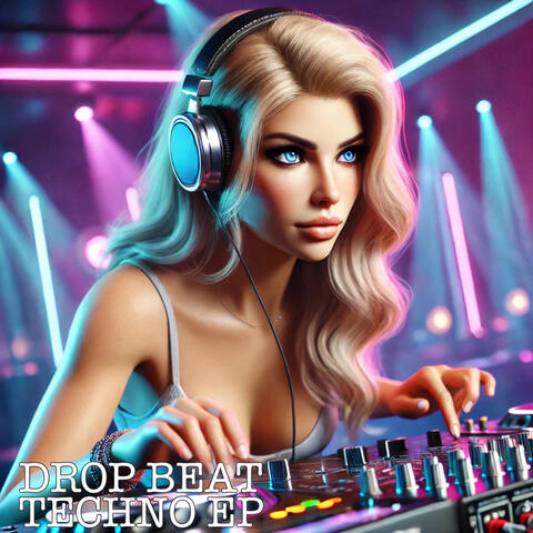 Drop beat techno EP album art