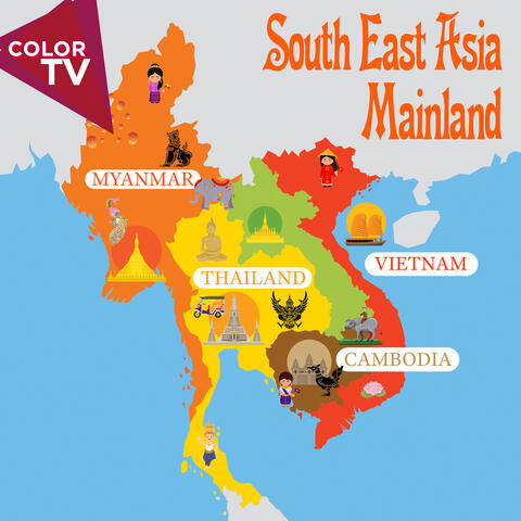 South East Asia Mainland - Thailand, Vietnam, Cambodia, Burma-Myanmar album art