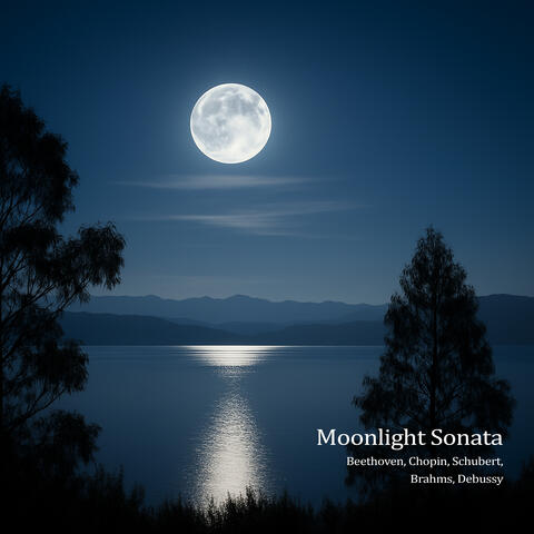 "Moonlight" Sonata - Beethoven, Chopin, Schubert, Brahms, Debussy album art
