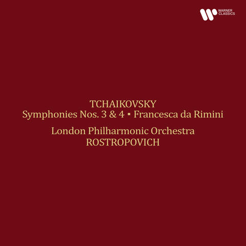 Tchaikovsky: Symphonies Nos. 3 "Polish" & 4, Francesca da Rimini (Remastered 2025) album art