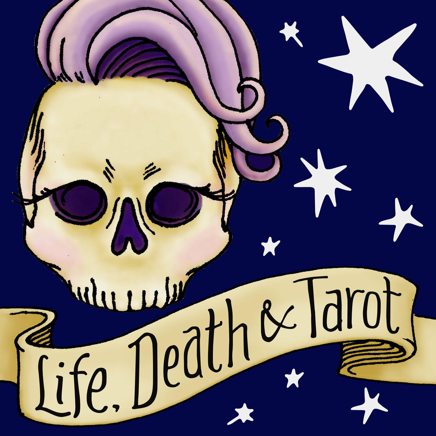 Life is dead. Life and Death. Life and Death Card.