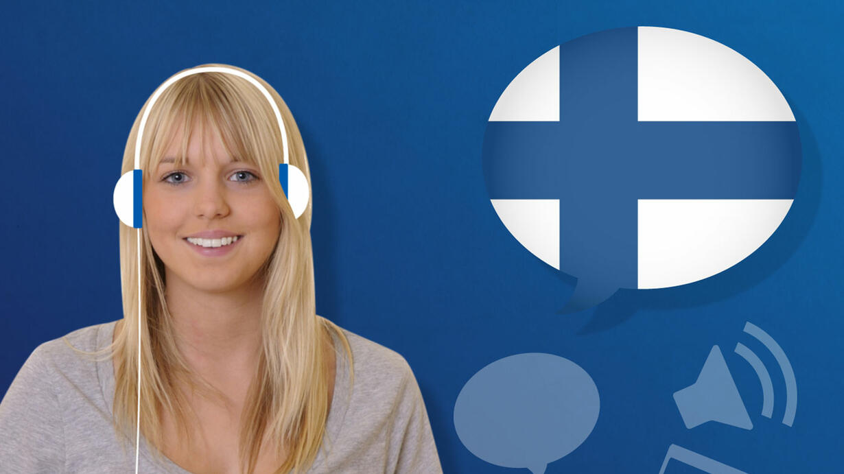Finnish. Финский язык онлайн. Girl language speak Finnish