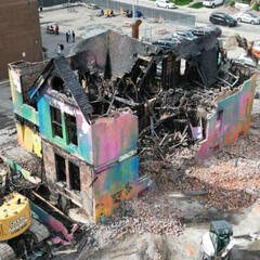 Abandoned house gets demolished - Mornings with Mike and Meg - Sound Bites