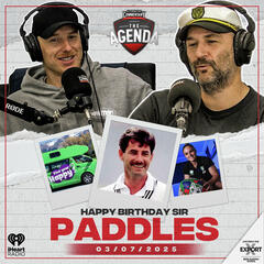 "Happy Birthday Sir Paddles"  - The Agenda