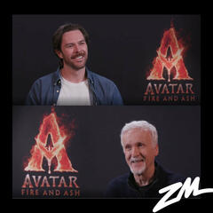 ZM's Bree & Clint with James Cameron for Avatar: Fire and Ash (full) - ZM's Bree & Clint