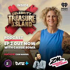 Cam chats with Cassie Roma about the shocking arrival of Mike King! - Inside Celebrity Treasure Island