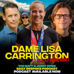 Dame Lisa Carrington (G.O.A.T In The Boat) - The Daily Bespoke September 5 - The Hauraki Breakfast Podcast