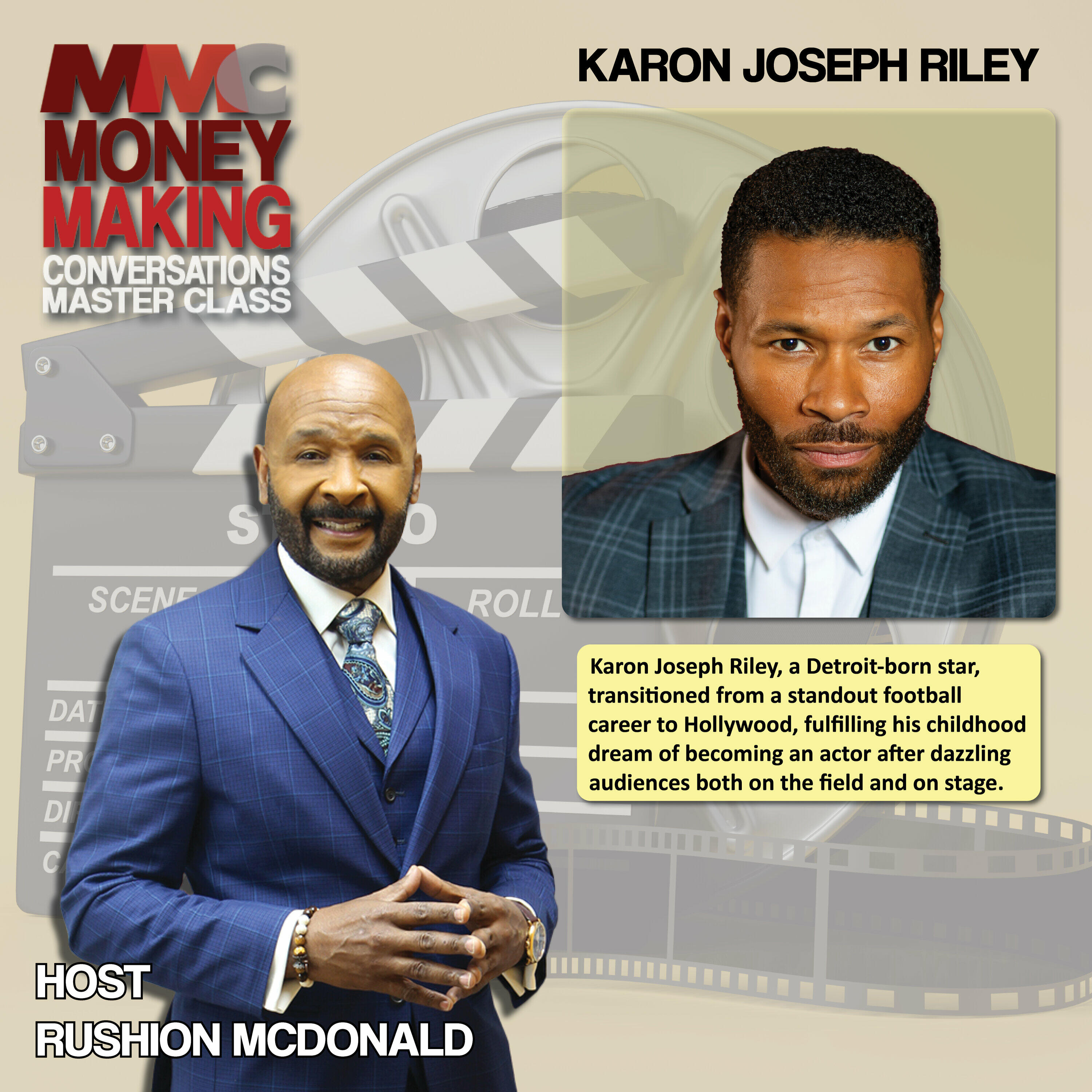 Former NFL Player turned Hollywood actor starring in The Black Hamptons on  BET+ and celebrity spokesman for Sickle Cell Foundation of Georgia, Karon  Joseph Riley. - The Steve Harvey Morning Show | iHeart