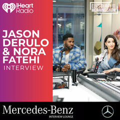 Celebrity Interview: Jason Derulo and Norah Fatehi Talk Viral Success of "Snake" - Elvis Duran and the Morning Show ON DEMAND