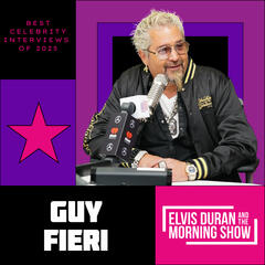 Best Celebrity Interviews of 2025: Guy Fieri - Elvis Duran's Daily Highlight