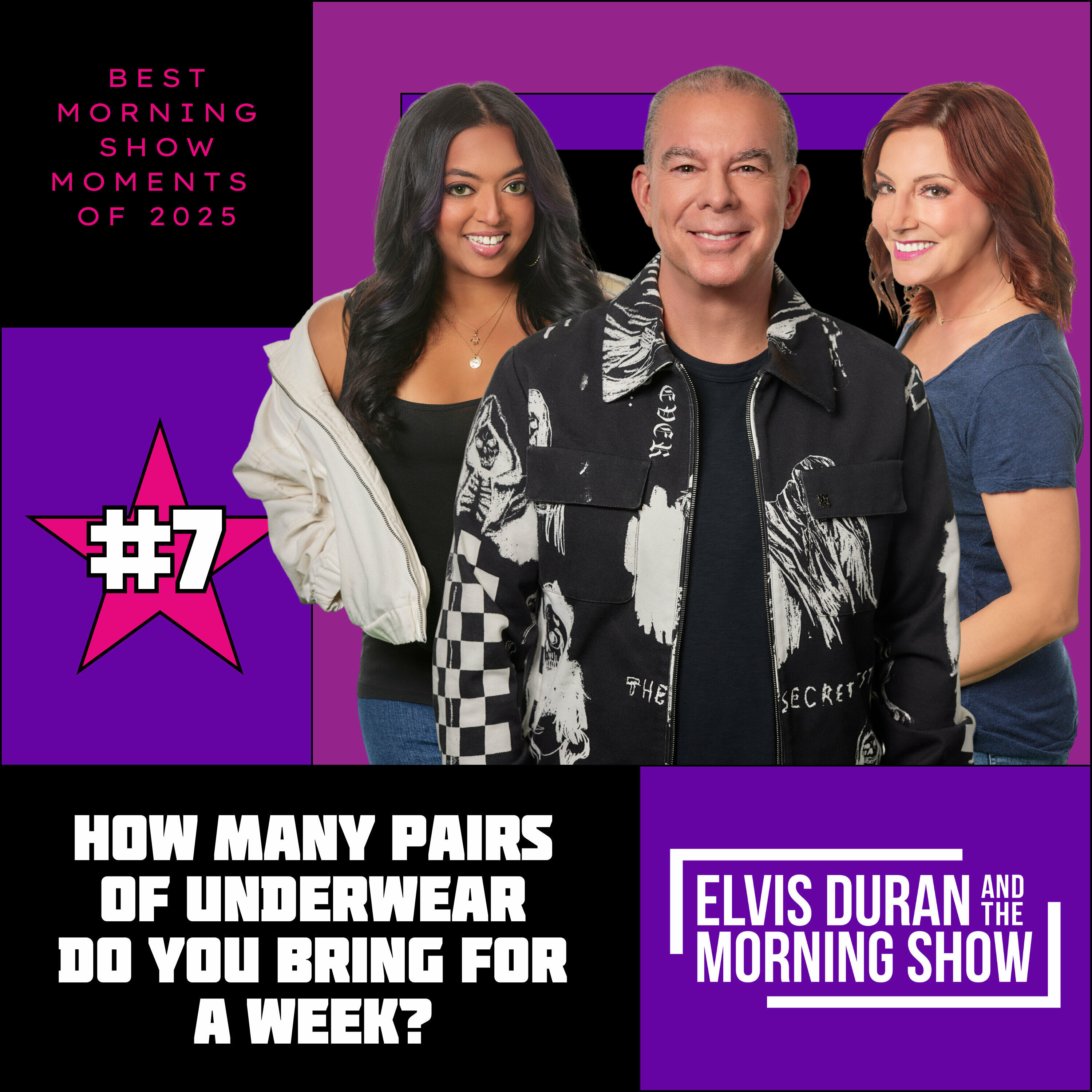 Elvis Duran - Best Moments of 2025 #7: How Many Pairs of Underwear Do You Bring for a Wee