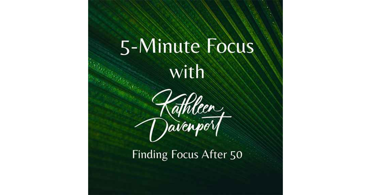 5-Minute Focus: That's a Good Shot! - Finding Focus After 50 with ...