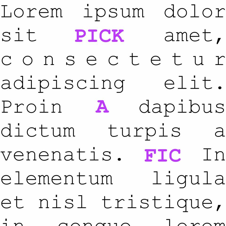 Pick A Fic