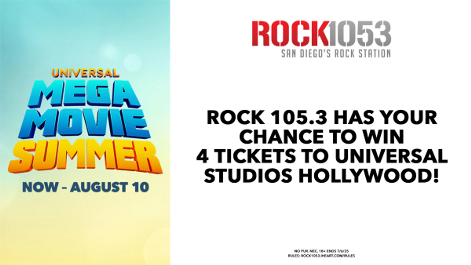 ROCK 105.3 Contests | Tickets, Trips & More