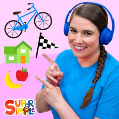 I Like To Ride My Bicycle - Super Simple Imagination Time With Caitie!