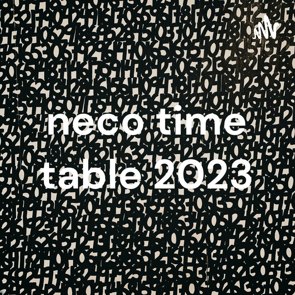 neco time table 2023