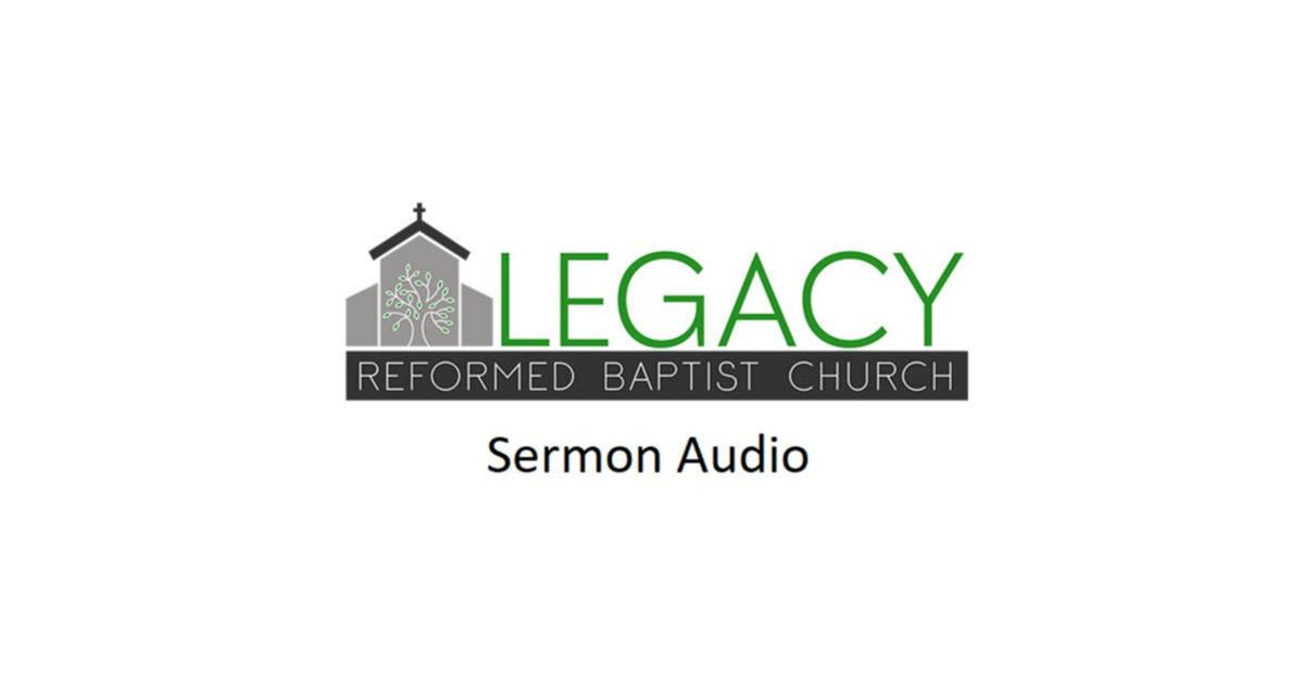 What God Has Joined (Matthew 19112) Legacy Reformed Baptist Church