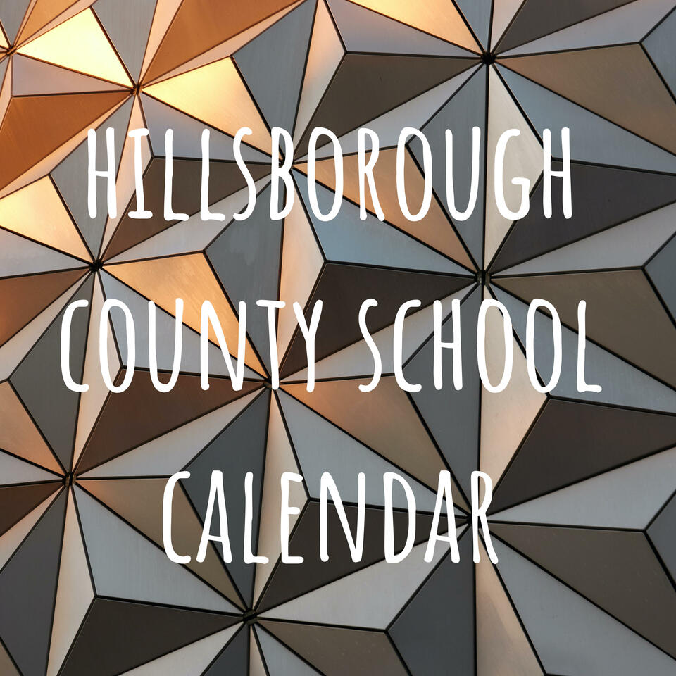 hillsborough county school calendar