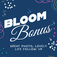 Bloom Bonus: Great Photo, Lovely Life (follow-up) - Blooming After Grooming