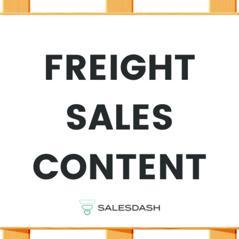 freight sales content