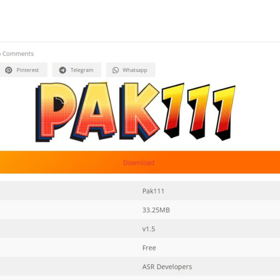 My Reviews Of Pak111
