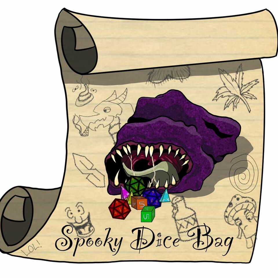 Spooky Dice Bag