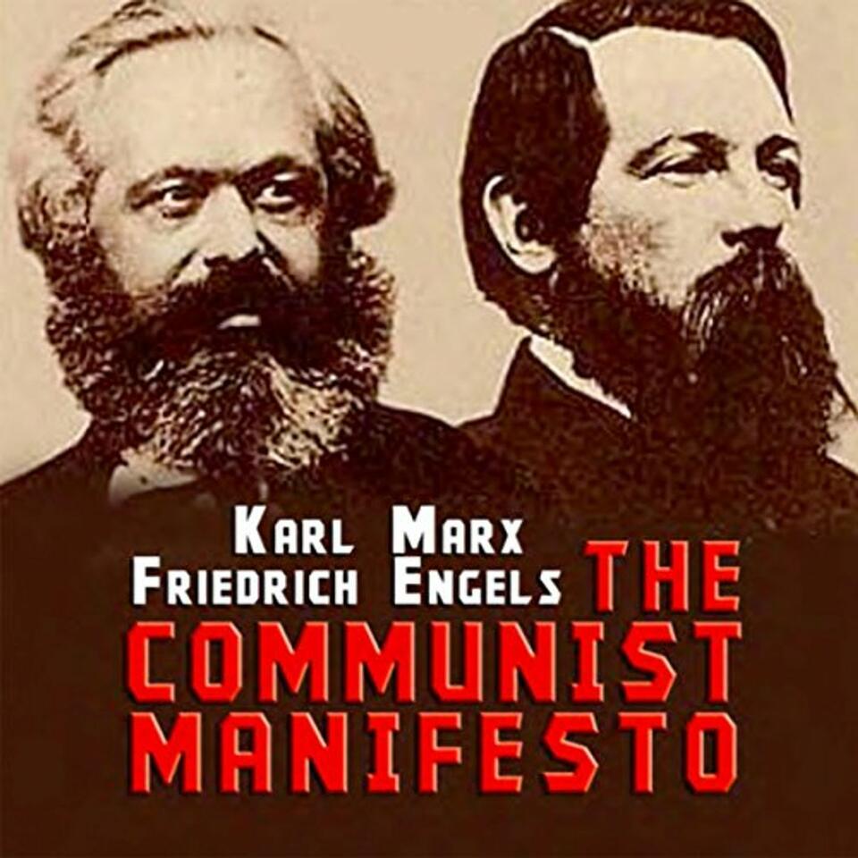 The Communist Manifesto by Karl Marx and Friedrich Engels.