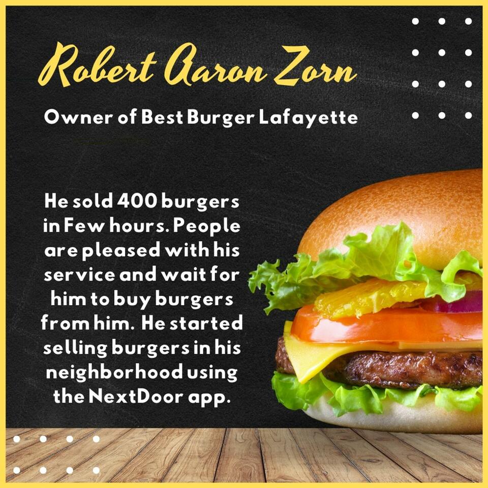 Owner of Best Burger Lafayette
