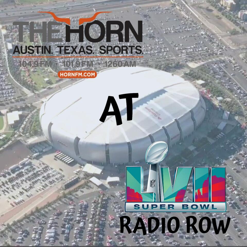The Horn At Super Bowl LVII Radio Row