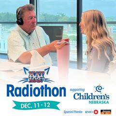 Kat 103.7 Radiothon for Children's Nebraska: Kylie Keller - Child Life Specialist - Steve & Gina in the Morning Podcast