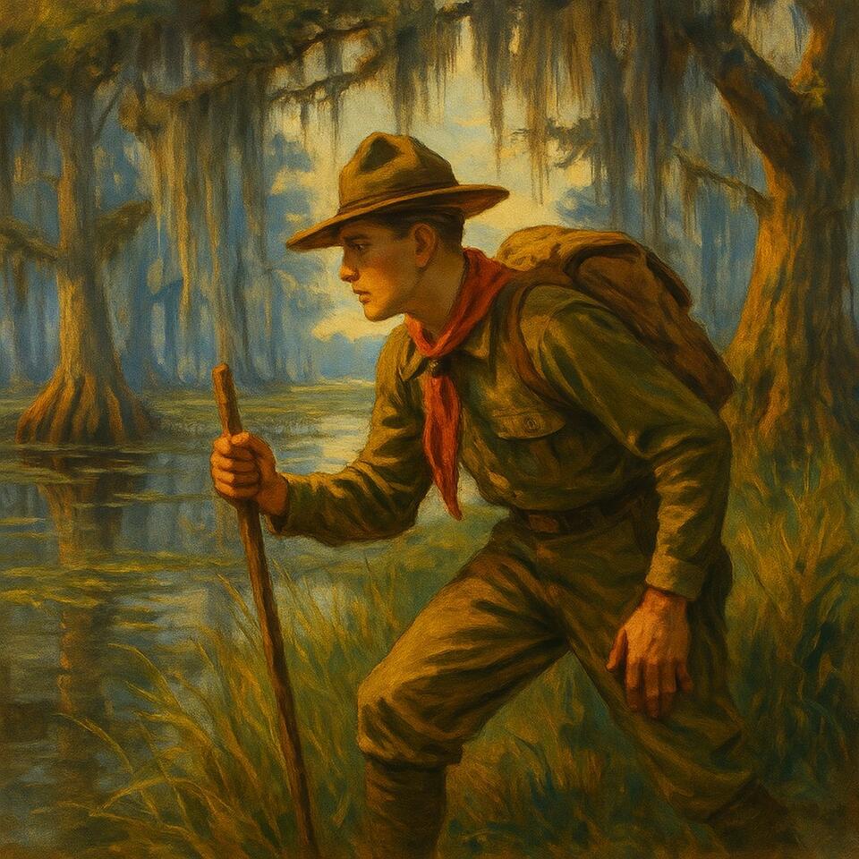 Boy Scouts Down in Dixie