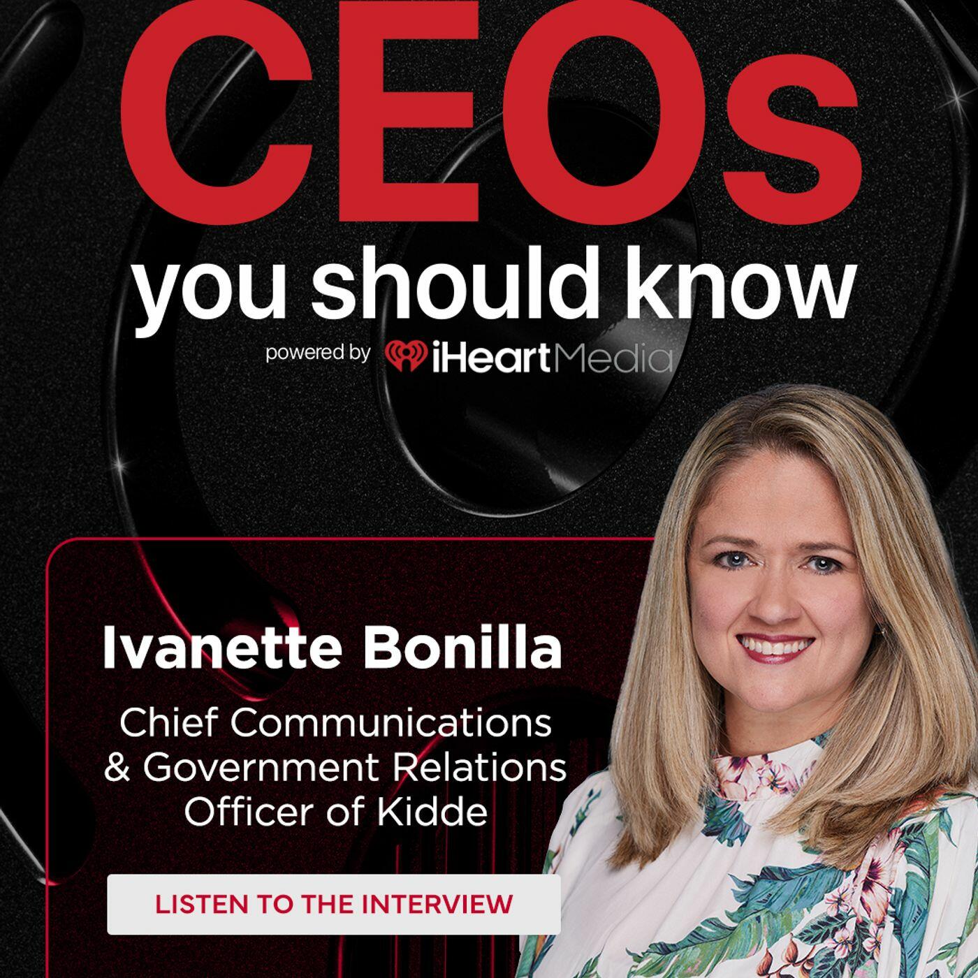 Ivanette Bonilla Chief Communications & Government Relations Officer of Kidde | CEOs You Should Know
