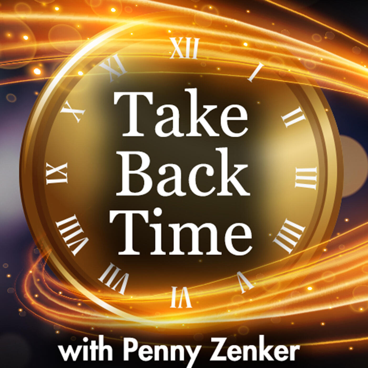 Time back. Take back. Time is back. Podcast time Management.