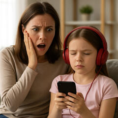 Mom fights with listener - Buster's World