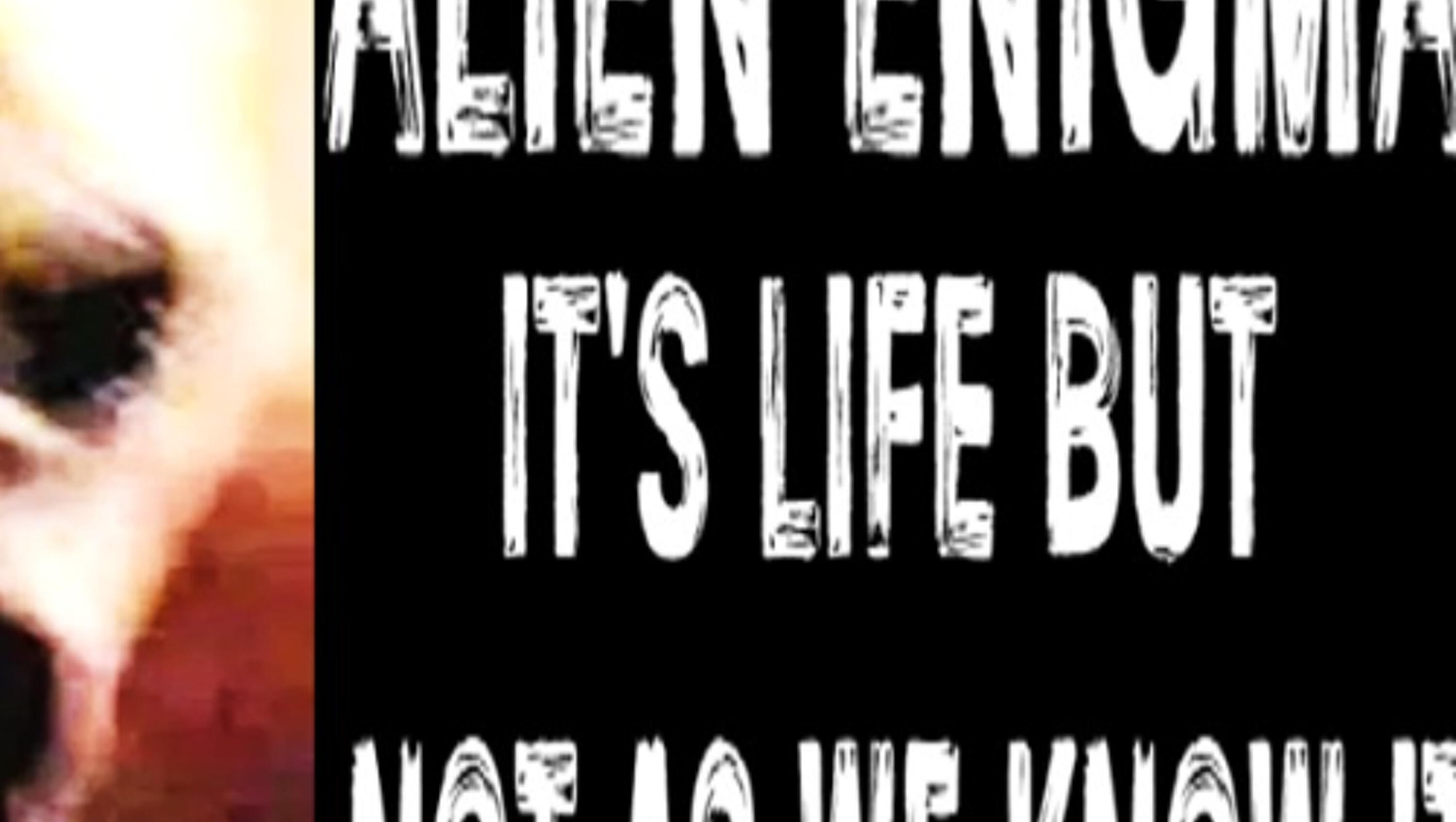 Show sample for 7/1/25: ALIEN ENIGMA - IT'S LIFE BUT NOT AS WE KNOW IT