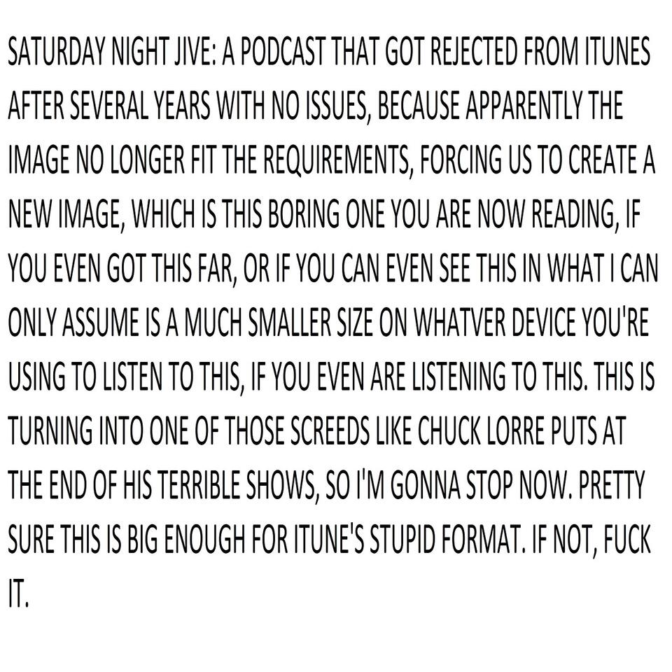 Saturday Night Jive Podcast