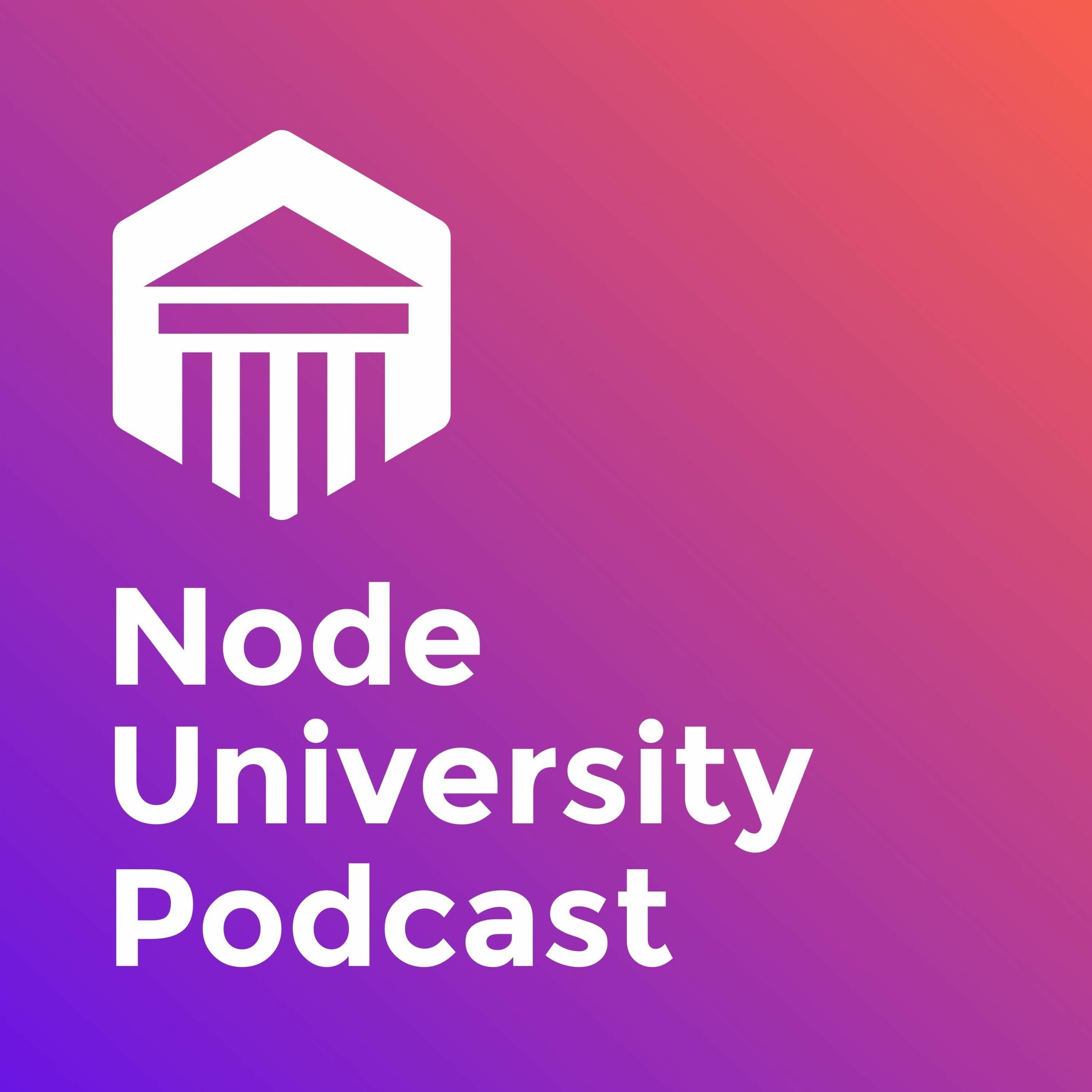 Talking about university. Node js.