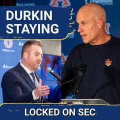 GAMECHANGER: Auburn Retains DJ Durkin | Alabama in Good Playoff Spot | Ole Miss OC Returns? - Locked On SEC – Daily College Football & Basketball Podcast