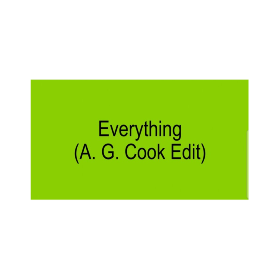 Charli XCX - everything is romantic A.G cook edit