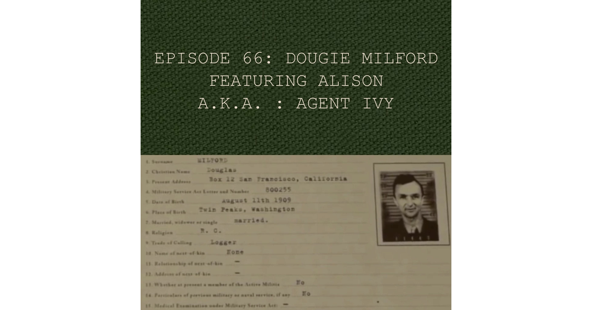 Dougie Milford (Secret History Special) - Creamed Corn And The Universe ...