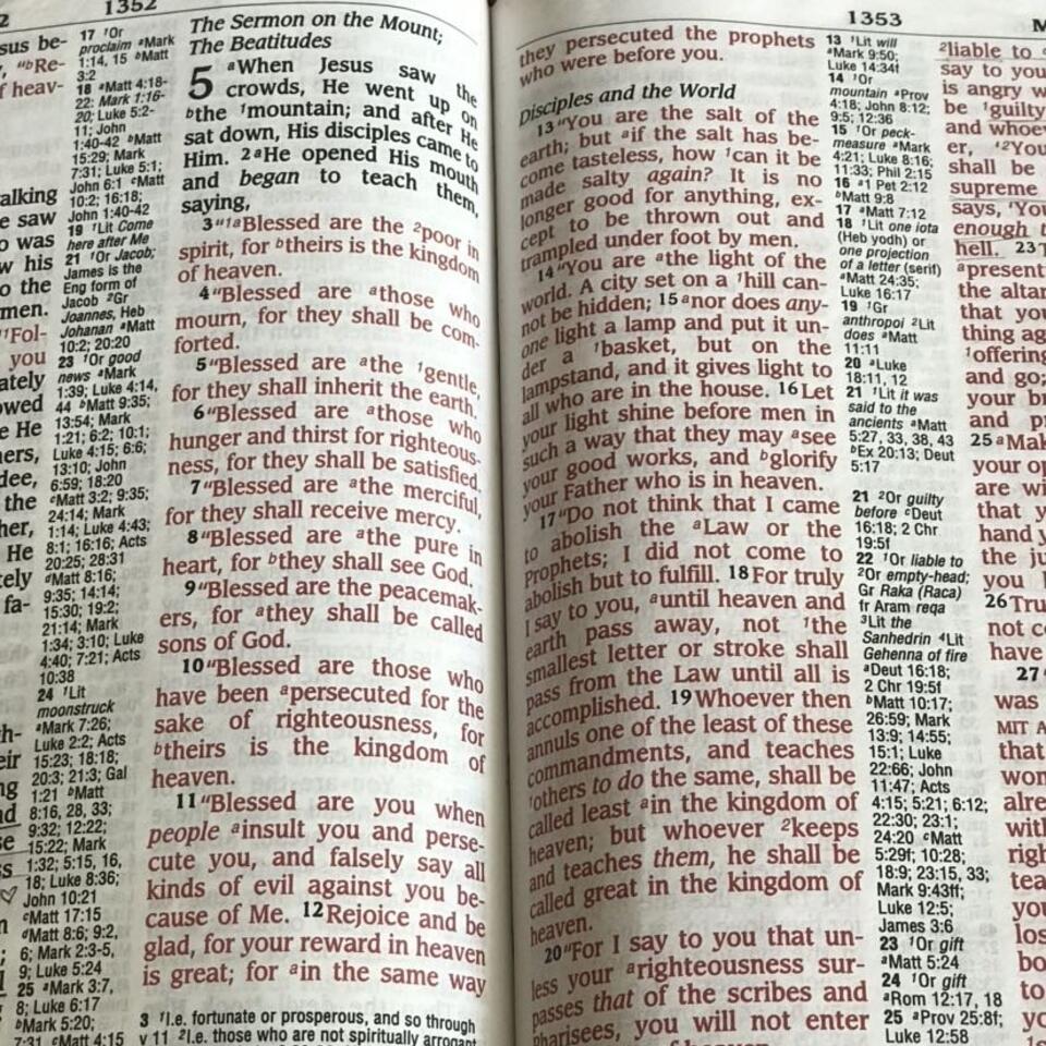 Song, Scripture, and My Thoughts