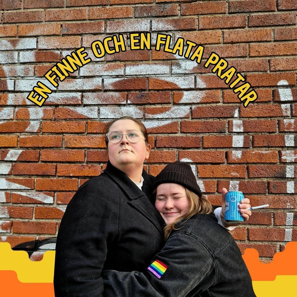 En finne och en flata pratar