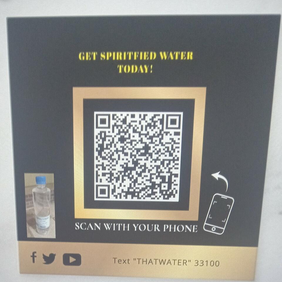 SPIRITFIED WATER SOLUTION.