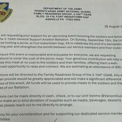 RJ HARRIS: CAN YOU HELP THE 2-104TH GSAB - RJ Harris