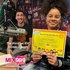 Mix 989 Weather Kid:  Honei Joseph - Gary Rivers