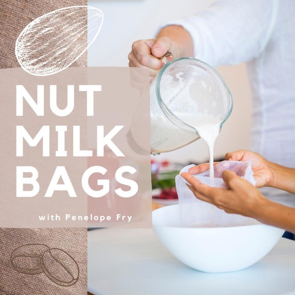 Nut Milk Bags | Make plant-based milk, cold brew coffee, juice and more!
