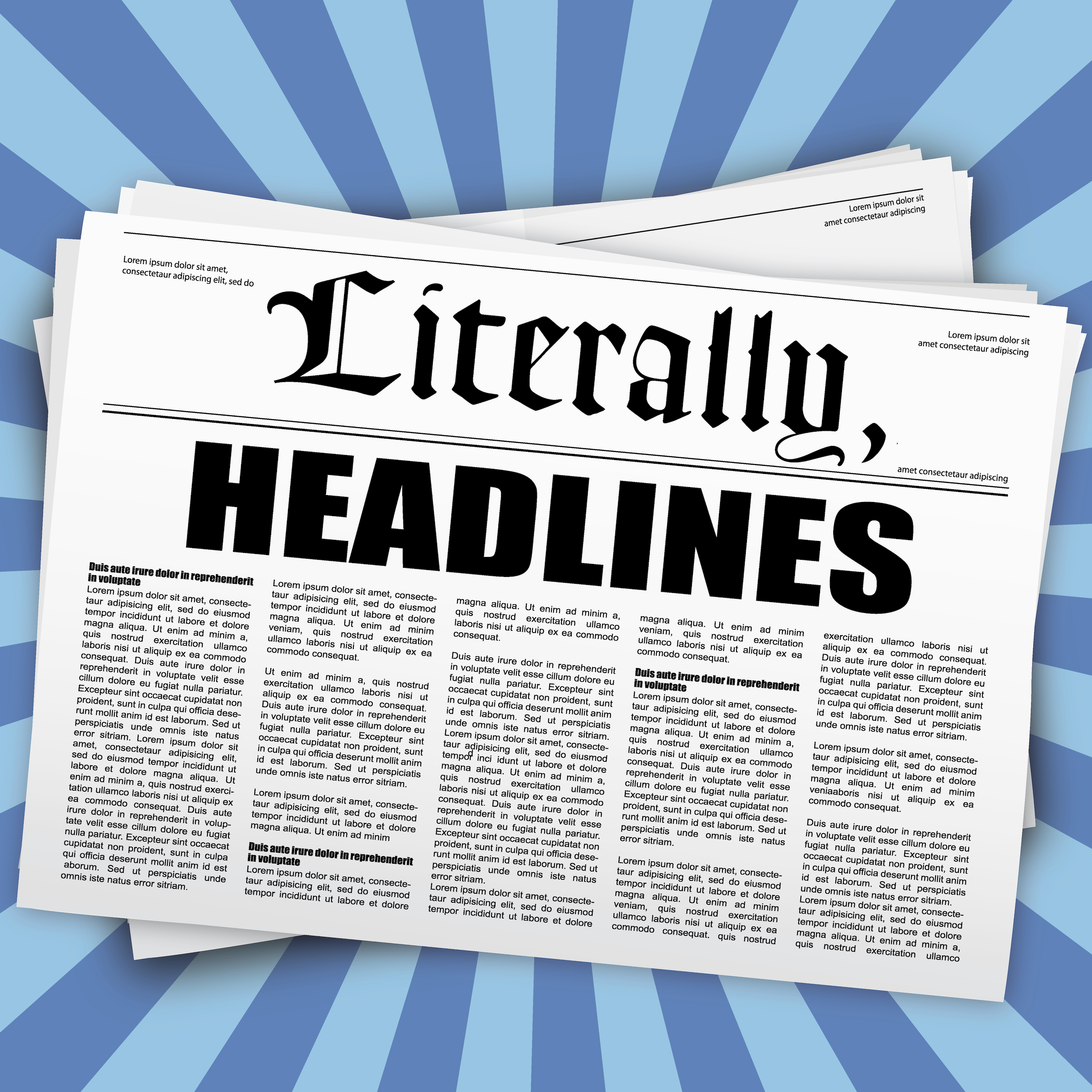 Newspaper headlines. News headlines. Writing headline. Хэдлайн. Paper articles