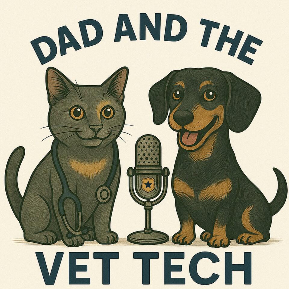 Dad and the Vet Tech