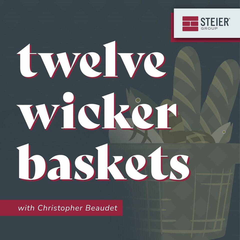 Twelve Wicker Baskets